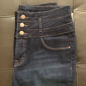 Dark Wash High Waisted Jeans